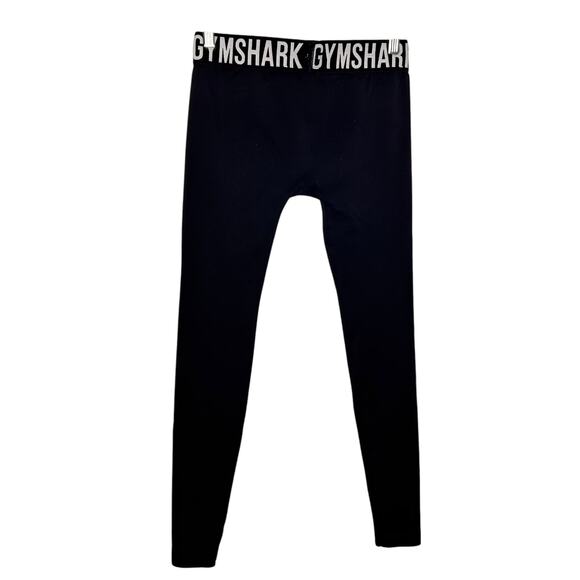 Gymshark Black Ankle Length Leggings Joggers Workout - Picture 3 of 5